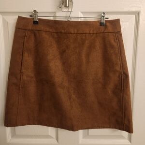 JCrew factory faux suede mini skirt, size 12